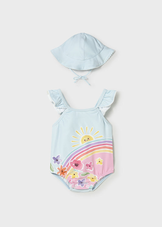 Bañador arcoíris protección solar