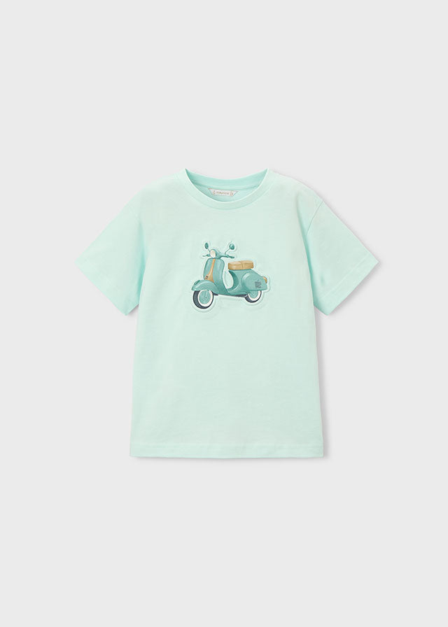 Camiseta moto relieve