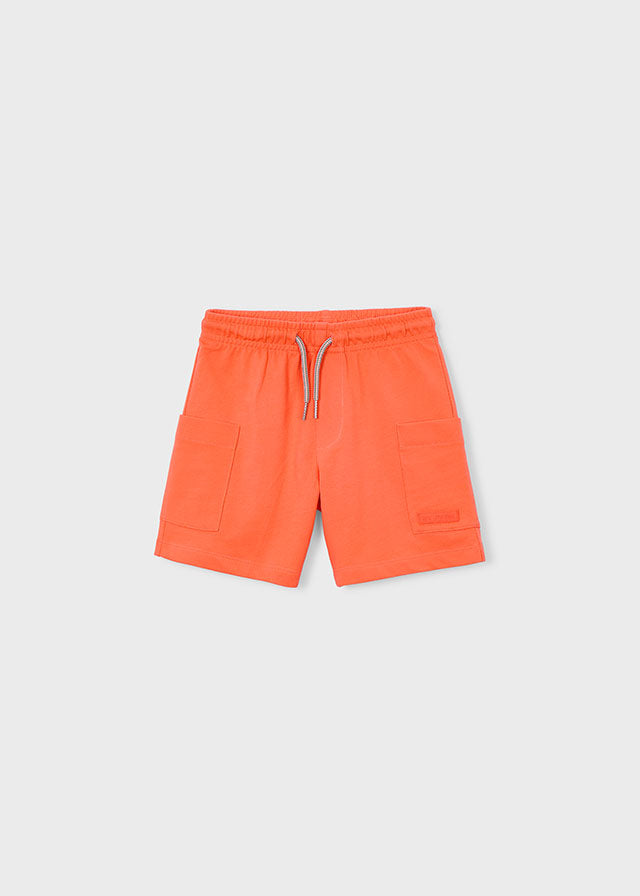 Bermuda bolsillo naranja