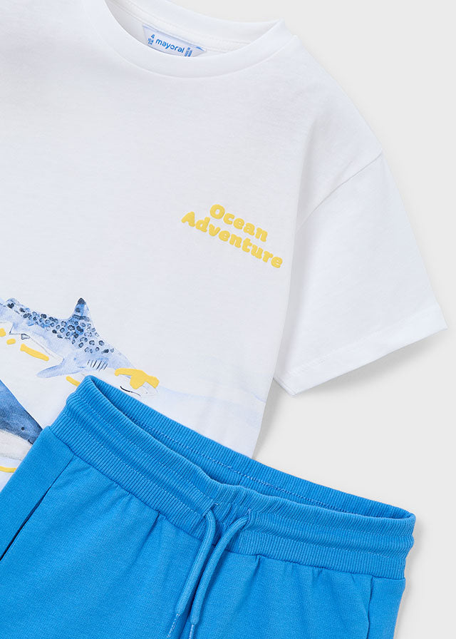 Conjunto pantalón y camiseta tiburones