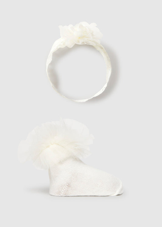 Calcetín con diadema