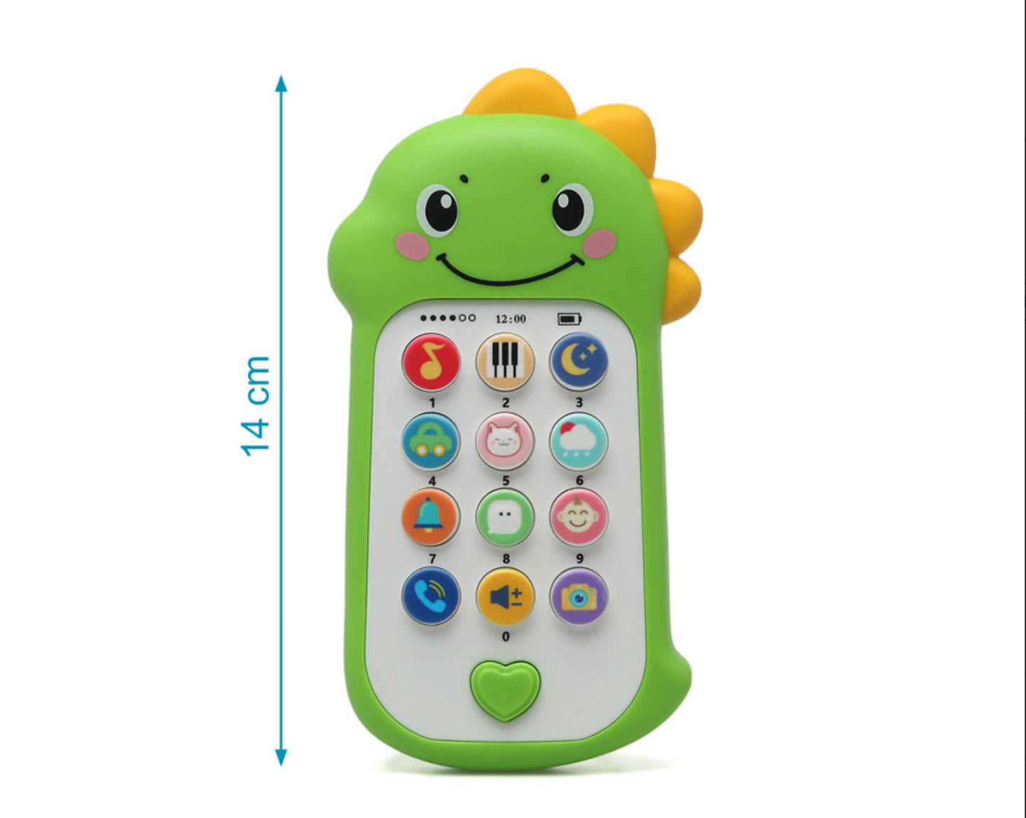 Teléfono musical dinosaurio