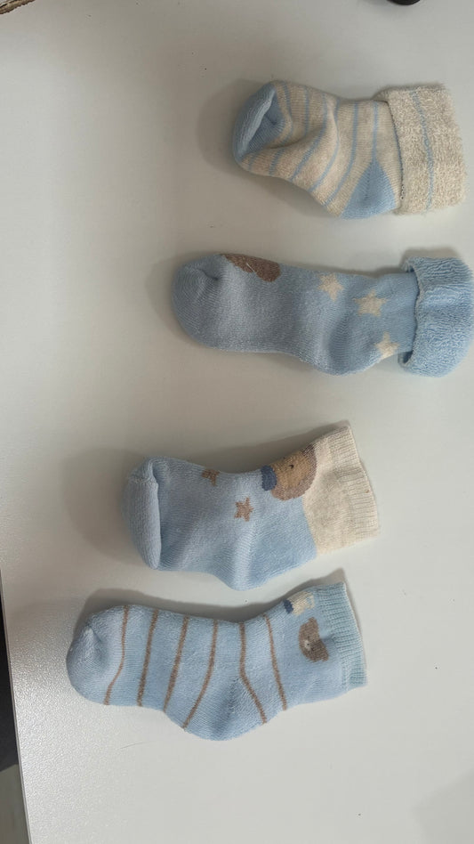 Calcetines ositos celestes