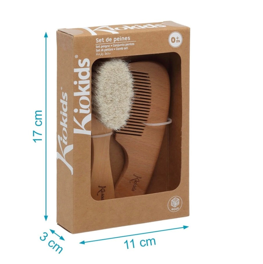 Set de peines de madera