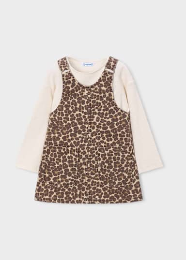 Camiseta con peto niña