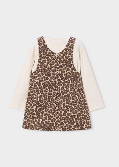 Camiseta con peto niña